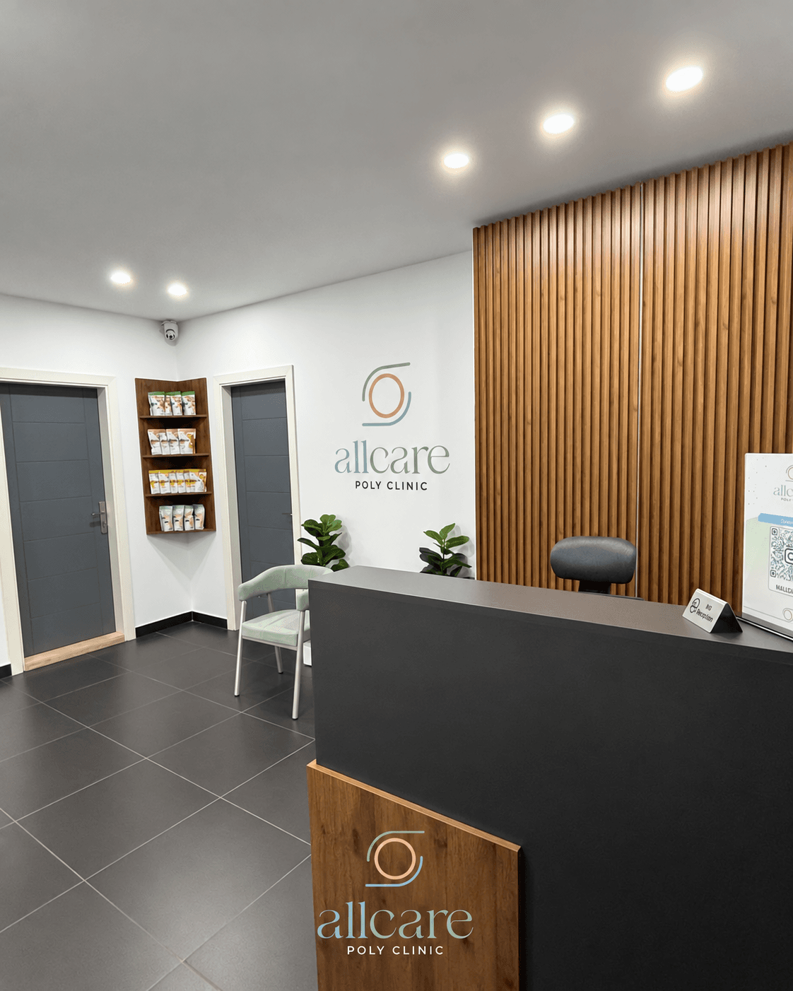 Illustration of a calm consultation room at the clinic